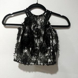 Lace dance costume top